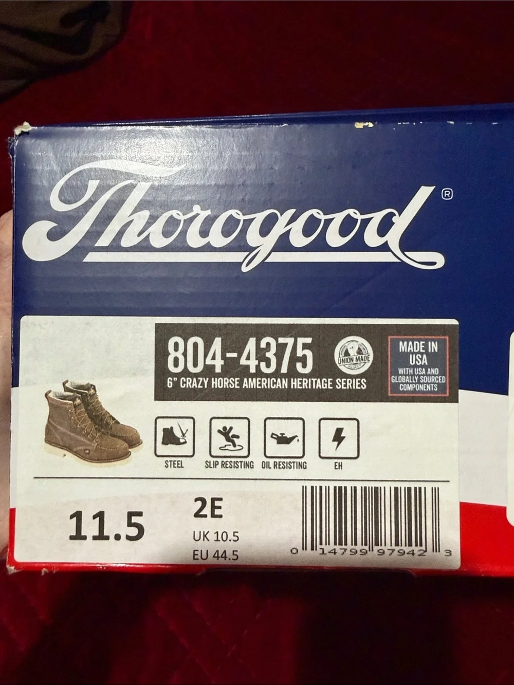BRAND NEW, THOROGOOD AMERICAN HERITAGE 6
